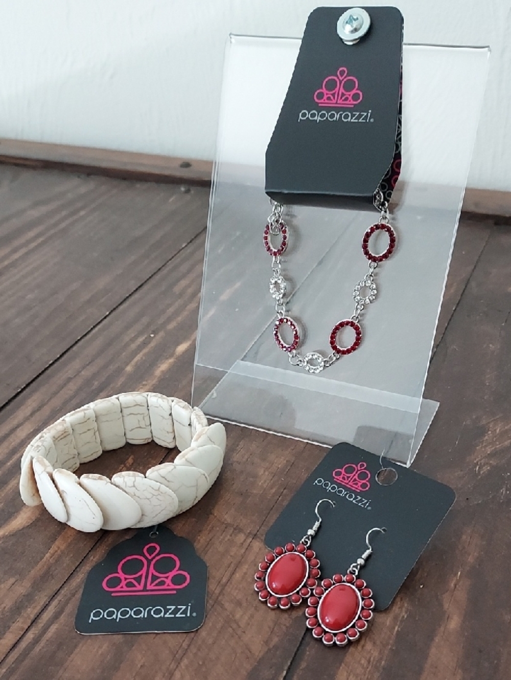 paparazzi Bundle Pair Of Earrings And Two Bracelets